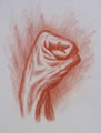 Michael Hensley Drawings, Human Hands 14